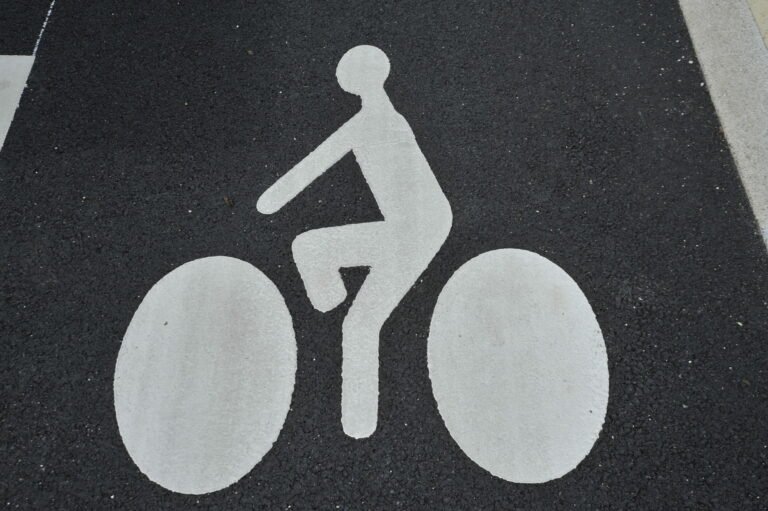 Fahrradwegkennzeichnung
