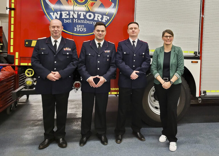 Freiwillige Feuerwehr Wentorf-Neue stellvertretende Wehrführung gewählt