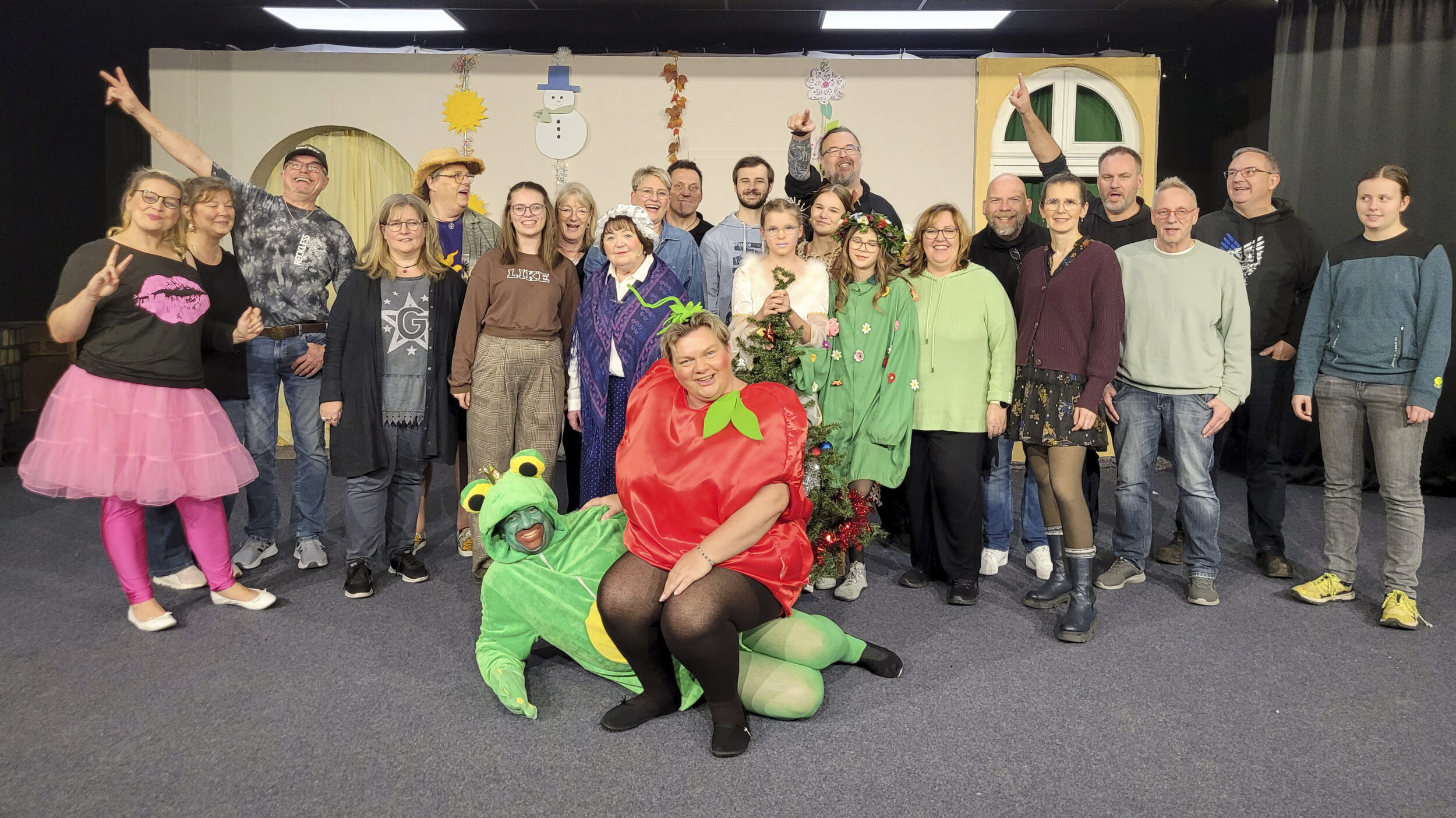 Gruppenbild Wentorfer Buehne