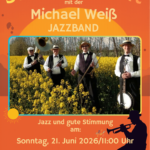 Sommerkonzertplakat Michael Weiß Jazzband (42 x 59.4 cm)
