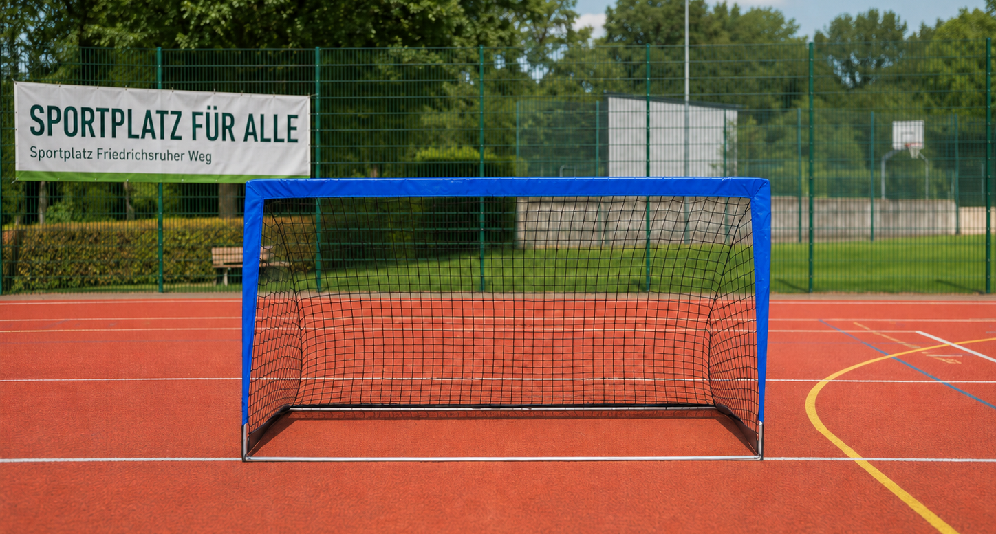 Wurftor auf Sportplatz