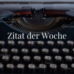 Zitat der Woche Header