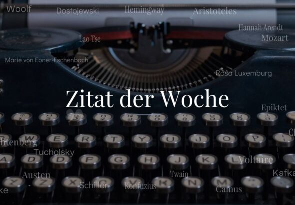 Zitat der Woche Header